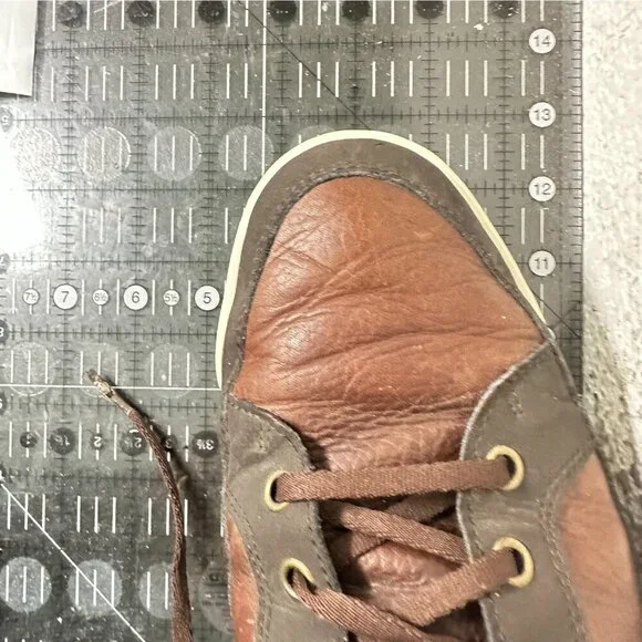 FootJoy Contour Casual Men Size 11M 54275 Dark Brown Green Leather Golf Shoes - Picture 12 of 12